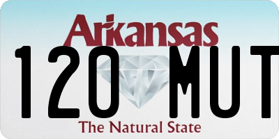 AR license plate 120MUT