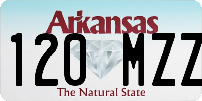 AR license plate 120MZZ