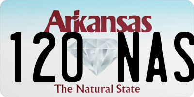 AR license plate 120NAS