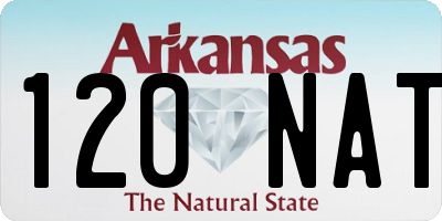 AR license plate 120NAT