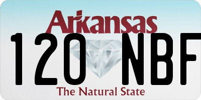 AR license plate 120NBF