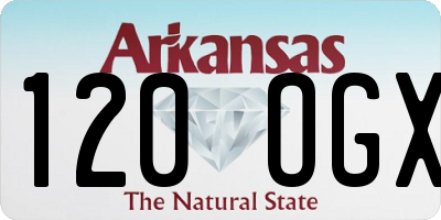 AR license plate 120OGX