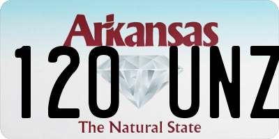 AR license plate 120UNZ