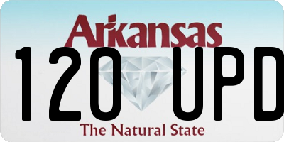 AR license plate 120UPD