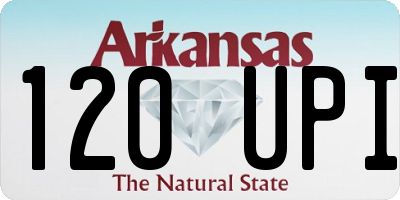 AR license plate 120UPI
