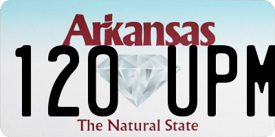 AR license plate 120UPM