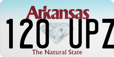 AR license plate 120UPZ