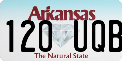 AR license plate 120UQB