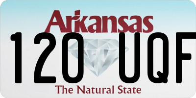 AR license plate 120UQF