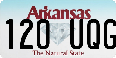 AR license plate 120UQG