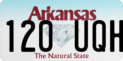 AR license plate 120UQH