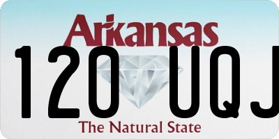 AR license plate 120UQJ