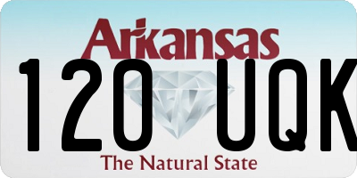 AR license plate 120UQK
