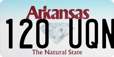AR license plate 120UQN