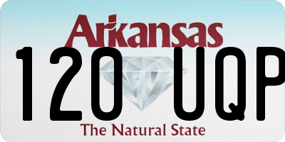 AR license plate 120UQP