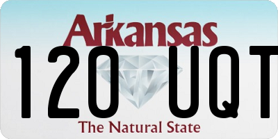 AR license plate 120UQT