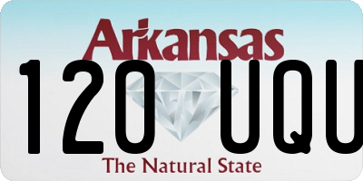 AR license plate 120UQU