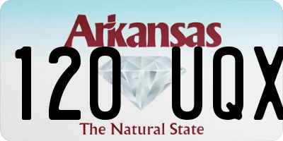 AR license plate 120UQX