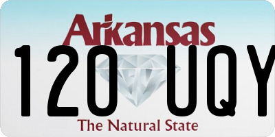 AR license plate 120UQY