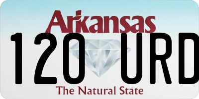 AR license plate 120URD