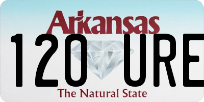 AR license plate 120URE