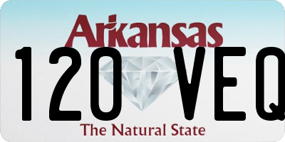 AR license plate 120VEQ