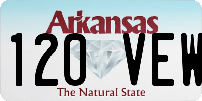 AR license plate 120VEW