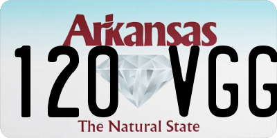AR license plate 120VGG