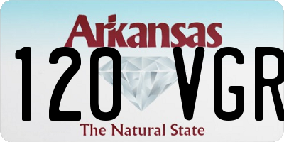 AR license plate 120VGR