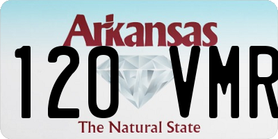 AR license plate 120VMR
