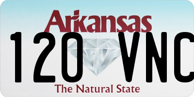 AR license plate 120VNC