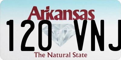 AR license plate 120VNJ