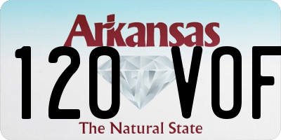 AR license plate 120VOF