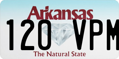 AR license plate 120VPM
