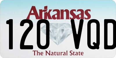 AR license plate 120VQD