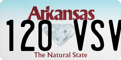 AR license plate 120VSV