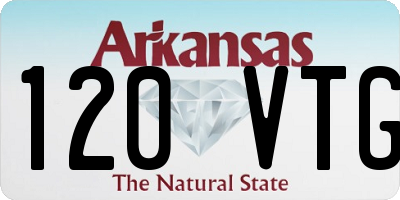AR license plate 120VTG