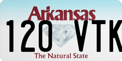 AR license plate 120VTK