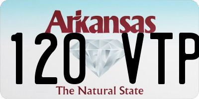 AR license plate 120VTP