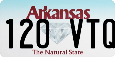 AR license plate 120VTQ