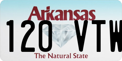 AR license plate 120VTW
