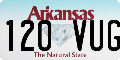 AR license plate 120VUG