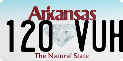 AR license plate 120VUH