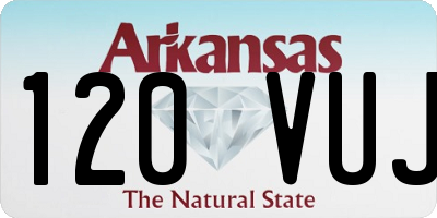 AR license plate 120VUJ
