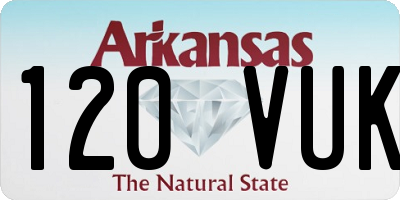 AR license plate 120VUK