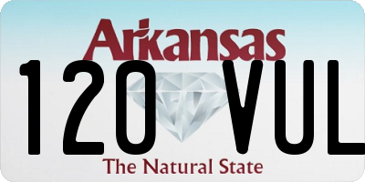 AR license plate 120VUL