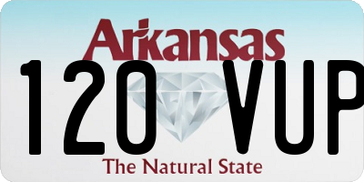 AR license plate 120VUP