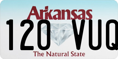 AR license plate 120VUQ