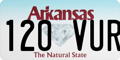 AR license plate 120VUR