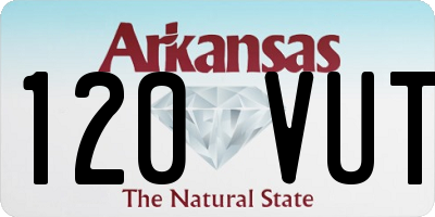AR license plate 120VUT